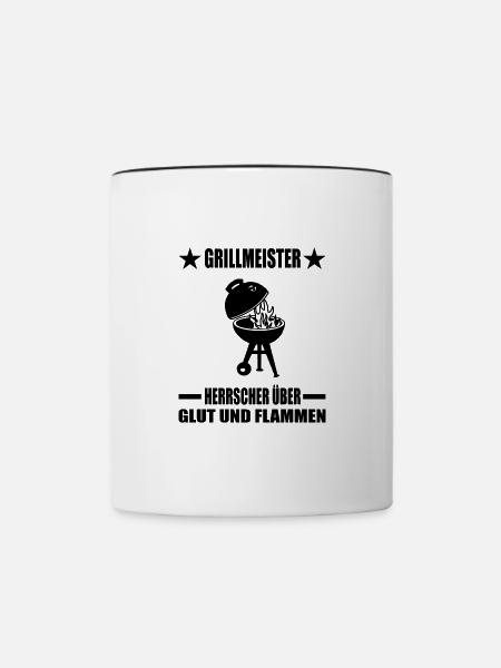 BBQ - Tasse zweifarbig - Weiß/Schwarz