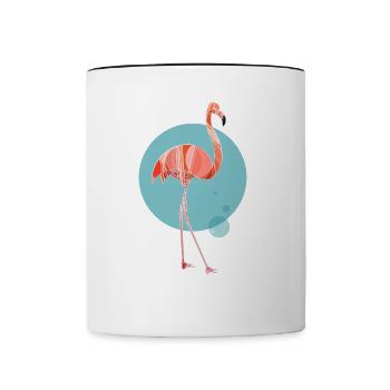 FlaminGEO - Contrasting Mug - white/black - Front