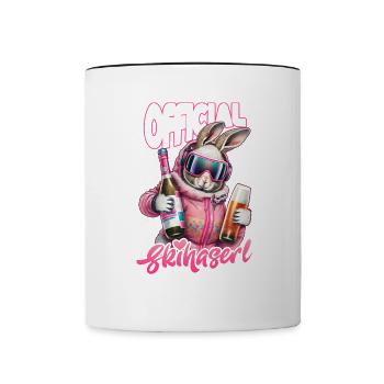 Après Ski Bunny Skier Après Ski Party Women - Contrasting Mug - white/black - Front