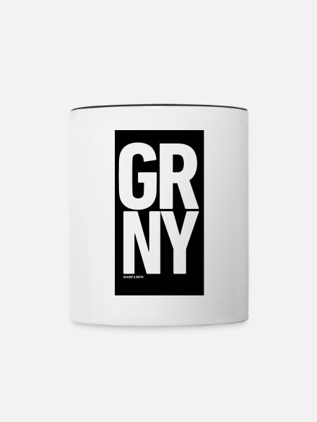GRNY - Tasse zweifarbig - Weiß/Schwarz