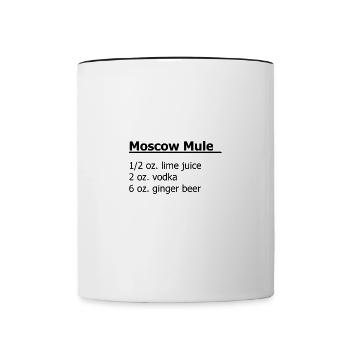 cocktail - Contrasting Mug - white/black - Front