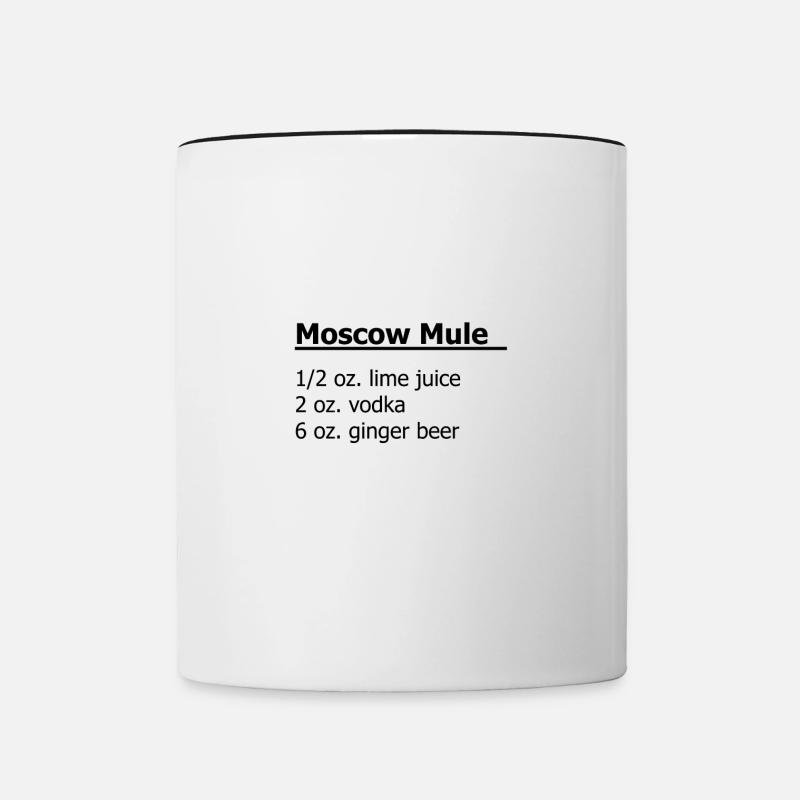 cocktail - Mug contrasté - blanc/noir