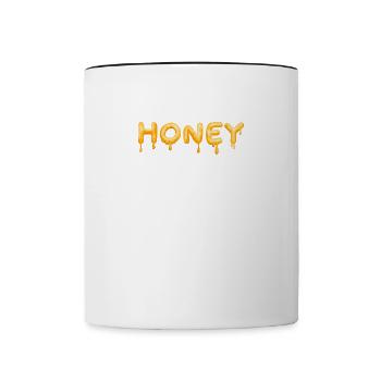 Bonbons faits par Dieu, proverbe ironique, - Mug contrasté - blanc/noir - Devant