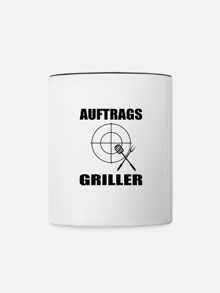 BBQ - Tasse zweifarbig - Weiß/Schwarz