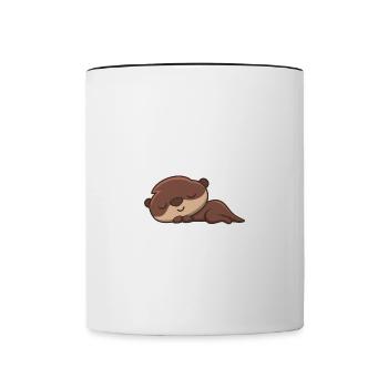 Professeur d'école de musique de musique et de - Mug contrasté - blanc/noir - Devant