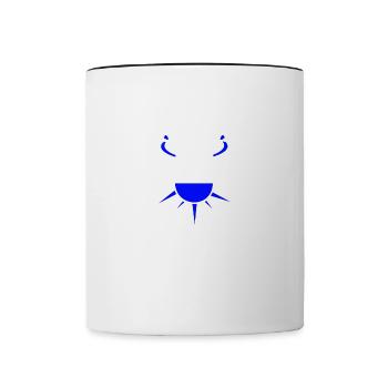 Deadlift Day Barbell Powerlifting Squats Gym - Mug contrasté - blanc/noir - Devant