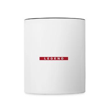 Robotics Legend Mechanic Engineering Robot - Contrasting Mug - white/black - Front