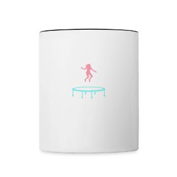 Pull pour trampoline Ironic Saying Hobby - Mug contrasté - blanc/noir - Devant