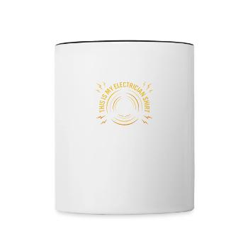 Lustiges Zitat Craftsman Electrician Engineer - Tasse zweifarbig - Weiß/Schwarz - Vorne