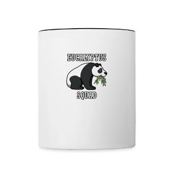 Eucalyptus Koala Australische Pandabären - Tasse zweifarbig - Weiß/Schwarz - Vorne