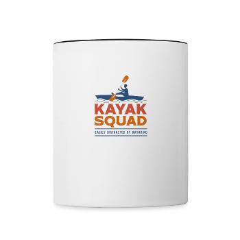 Kayak Squad Sports nautiques Canoë-kayak - Mug contrasté - blanc/noir - Devant