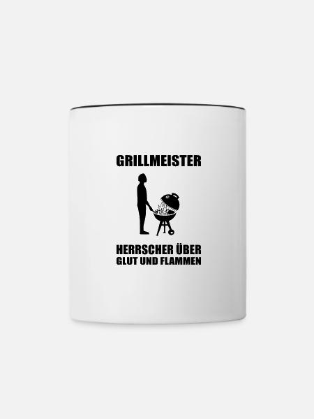 BBQ - Tasse zweifarbig - Weiß/Schwarz