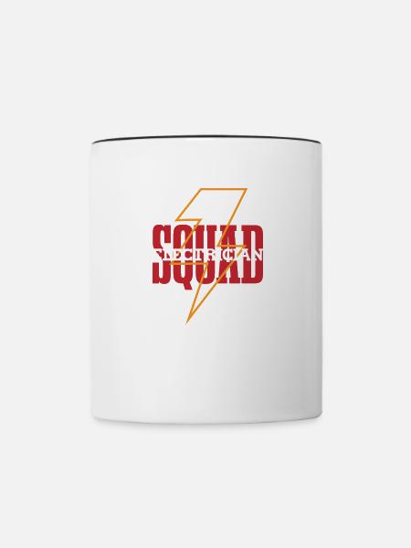 Electrician Squad Ironic Craftsman - Tasse zweifarbig - Weiß/Schwarz