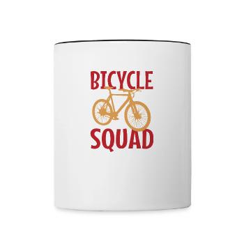 Bicycle Squad Hobby Sport - Tasse zweifarbig - Weiß/Schwarz - Vorne
