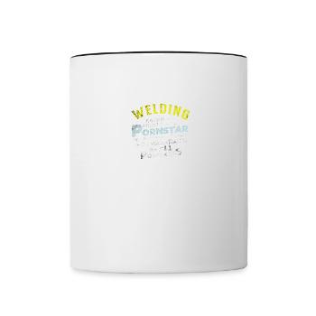 Welding Funny Gift Welder - Contrasting Mug - white/black - Front