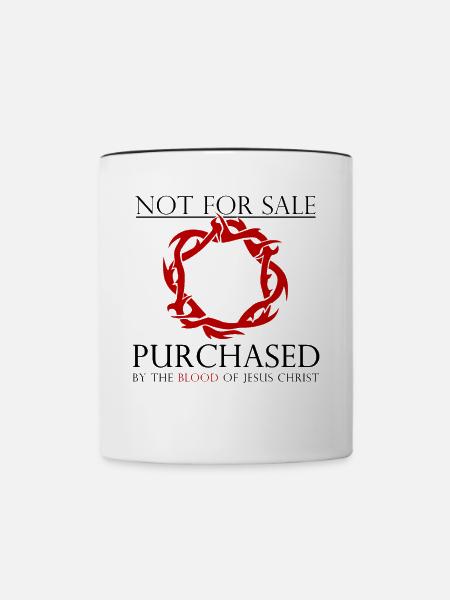 Jesus Christus - Tasse zweifarbig - Weiß/Schwarz