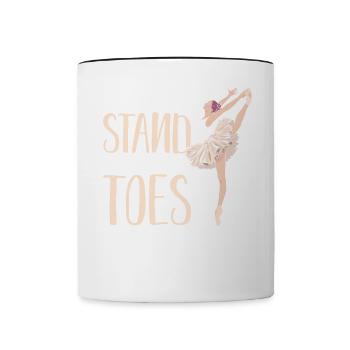 Ballerine classique Lifestyle Ballet Dance Gesche - Mug contrasté - blanc/noir - Devant
