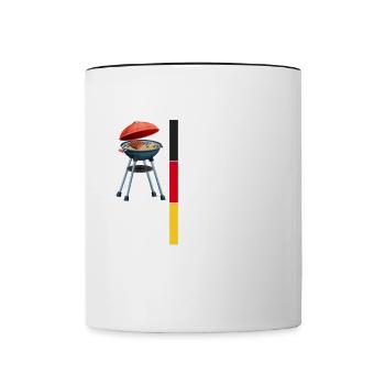 Official Federal GrillMaster Grill & Barbecue - Contrasting Mug - white/black - Front