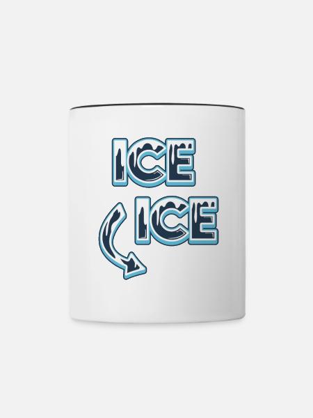 Schwangerschaft Ankündigung - Tasse zweifarbig - Weiß/Schwarz