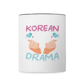 Es Sei Denn, Du Bist Koreaner, Dann Will Ich - Tasse zweifarbig - Weiß/Schwarz - Vorne