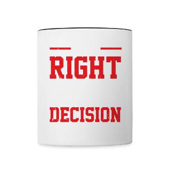Billionaire in the Making Business Lifestyle Geschen - Contrasting Mug - white/black - Front