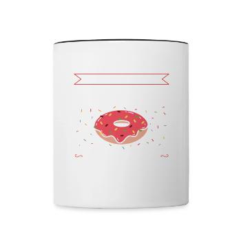 Es Gibt Nichts, Was Sie Ersetzen Könnte Sprinkles - Tasse zweifarbig - Weiß/Schwarz - Vorne