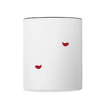 Tais-toi foie tu vas bien | Buveur de Bourbon - Mug contrasté - blanc/noir - Devant