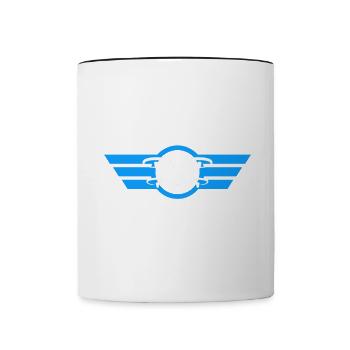 Drone Drone Pilot Drone Operator Quadcopter - Contrasting Mug - white/black - Front