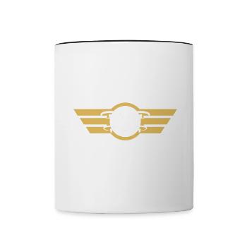 Drone Drone Pilot Drone Operator Quadcopter - Contrasting Mug - white/black - Front