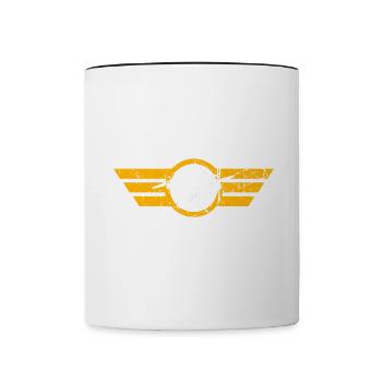 Drone Drone Pilot Drone Operator Quadcopter - Contrasting Mug - white/black - Front
