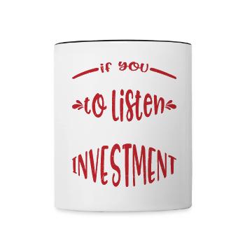 Budget Analyste en gestion financière Lifestyle Geschen - Mug contrasté - blanc/noir - Devant