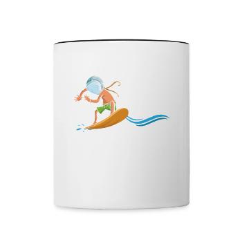 Dieser Junge Ist Jetzt 10 Endlich Zweistellig - Tasse zweifarbig - Weiß/Schwarz - Vorne