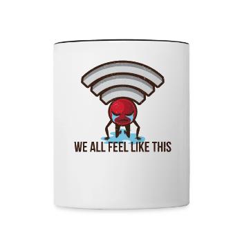 Drôle de programmeur de jeu Cadeau informatique - Mug contrasté - blanc/noir - Devant