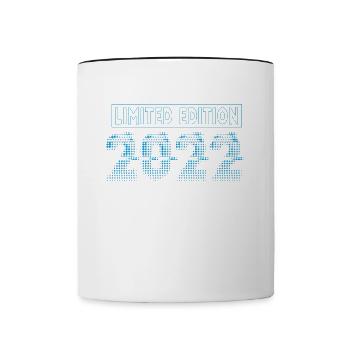 Limited Edition 2021 Graffiti - Tasse zweifarbig - Weiß/Schwarz - Vorne