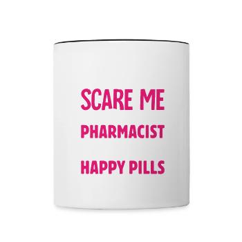 Eingetragener Apotheker Medizin Droge Apotheke Ges - Tasse zweifarbig - Weiß/Schwarz - Vorne