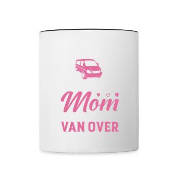 Super Mom Minivan Moms Drives Minivan Lifestyle - Tasse zweifarbig - Weiß/Schwarz - Vorne