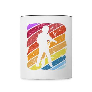 Scooter Stunt Scooter for Kids Retro - Contrasting Mug - white/black - Front