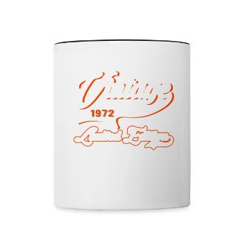 Limited Edition 1972 Vintage - Tasse zweifarbig - Weiß/Schwarz - Vorne
