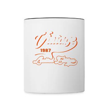 Edition Limitée Millésime 1987 - Mug contrasté - blanc/noir - Devant
