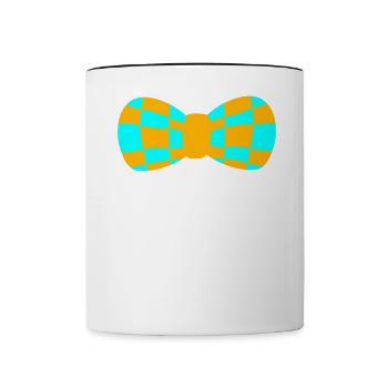 Clown Costume Carnival Carnival - Contrasting Mug - white/black - Front