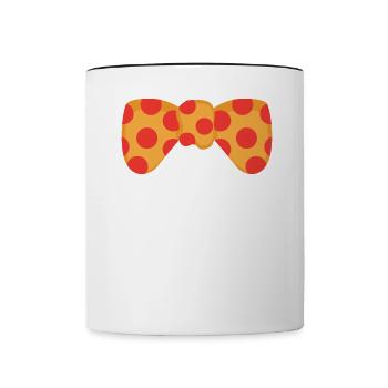 Costume de Clown Carnaval Carnaval - Mug contrasté - blanc/noir - Devant