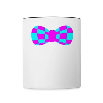 Clown Costume Carnival Carnival - Contrasting Mug - white/black - Front
