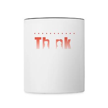 Chess Chess Player Tournament for Clever Minds - Contrasting Mug - white/black - Front