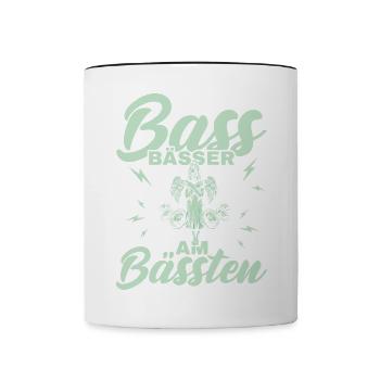 GOA Techno House Party EDM Festival Electro Rave - Tasse zweifarbig - Weiß/Schwarz - Vorne