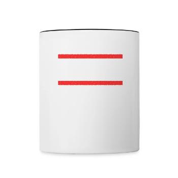 Berlin Berlinerin Berliner Stadt Berlin - Tasse zweifarbig - Weiß/Schwarz - Vorne