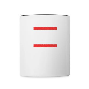Kölnerin Kölner Köln - Tasse zweifarbig - Weiß/Schwarz - Vorne