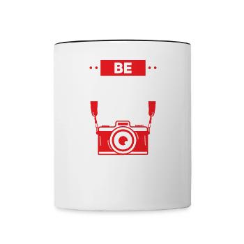 Photographie Photo Photographe Photographes! Photographes - Mug contrasté - blanc/noir - Devant