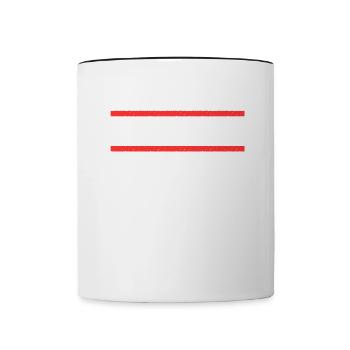 Hannoveranerin Hannoveraner Hannover - Tasse zweifarbig - Weiß/Schwarz - Vorne