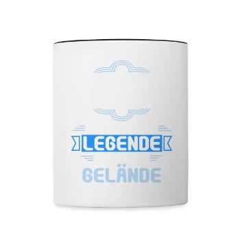 Geselle Gesellenprüfung bestanden Gesellen - Tasse zweifarbig - Weiß/Schwarz - Vorne