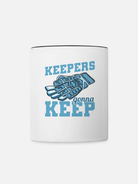 Keepers Gonna Keep - Tasse zweifarbig - Weiß/Schwarz